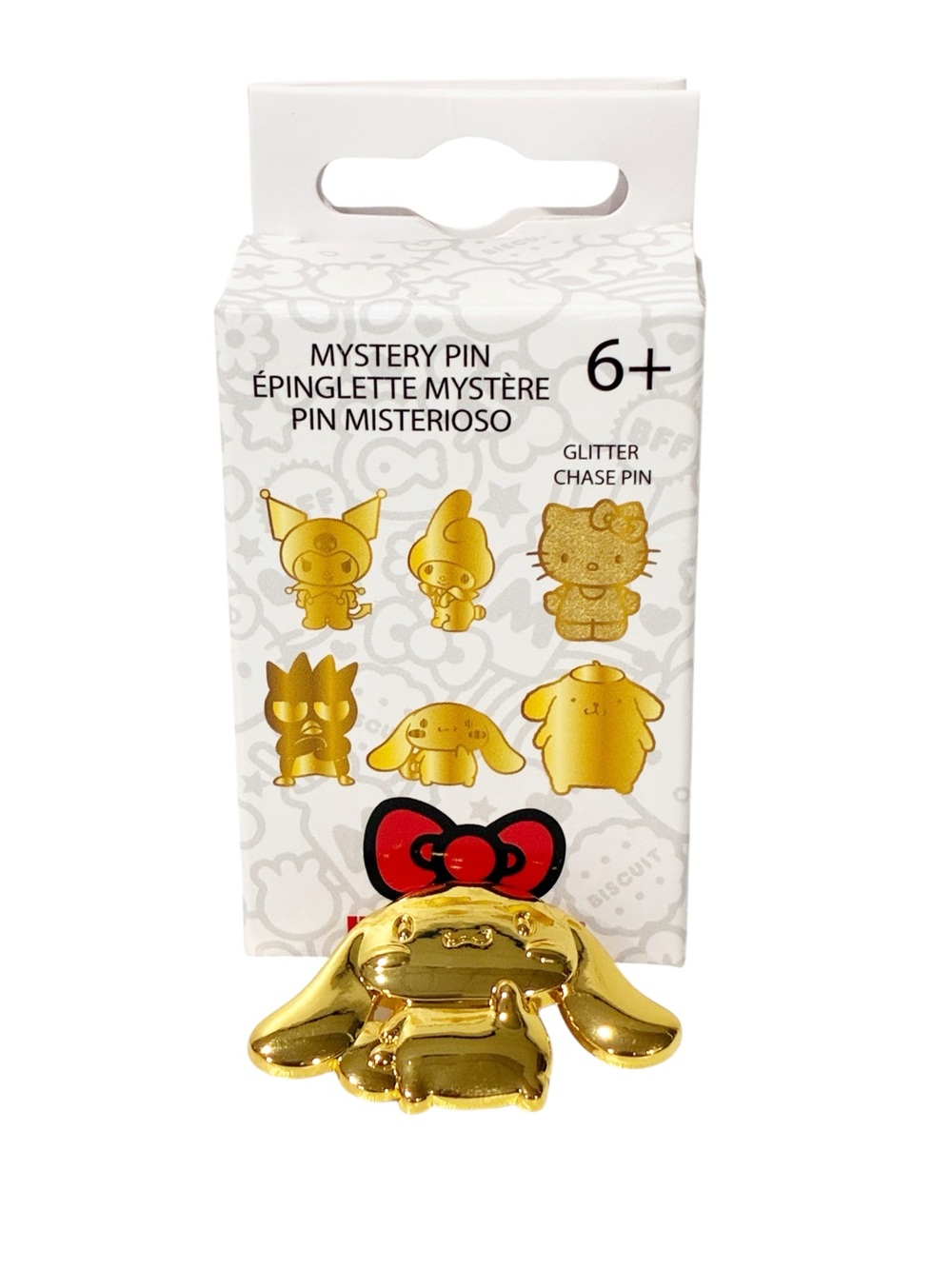 Hello Kitty 50th Anniversary Gold Edition Blind Box Pin Loungefly Open Box